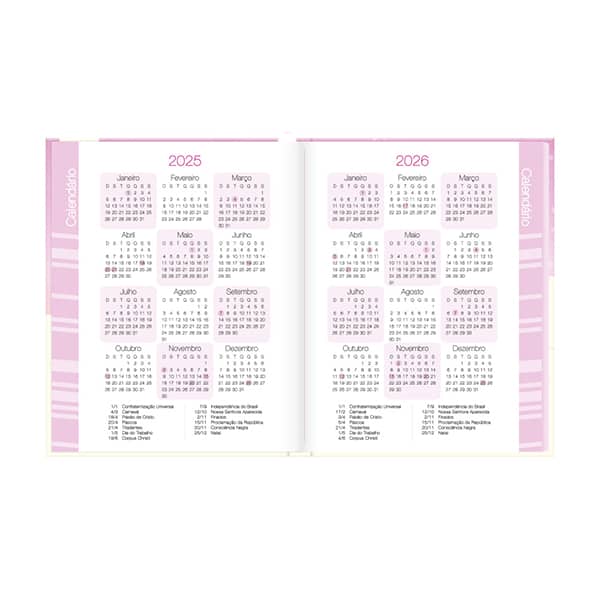 Agenda permanente, Tendency Panda, 114 folhas, 2635150, Spiral Ten - PT 1 UN
