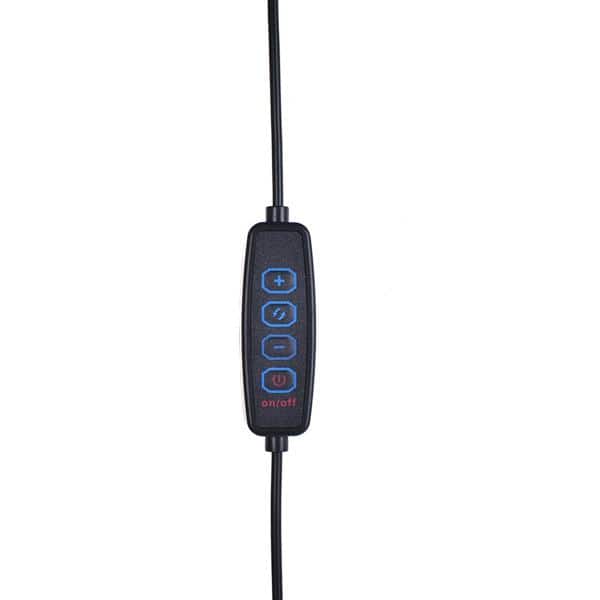 Ring Light Iluminador c/ Anel 12" Polegadas - 30cm c/ 3 Tonalidades de Luz, Tripé de 2,15m e Suporte para Smartphone - Smarts CX 1 UN