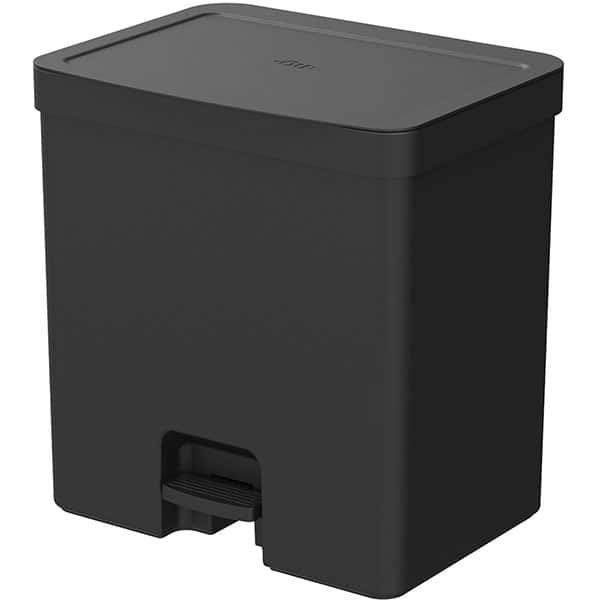 Lixeira plástica com pedal, 20L, Preta, LX4200PTF, Ou - CX 1 UN