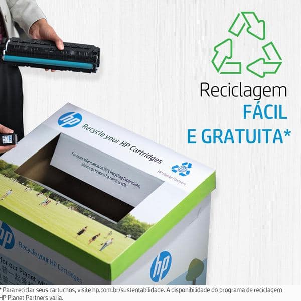 Toner HP 85A Preto Laserjet Original (CE285AB) Para HP Laserjet Pro P1102, P1102w, P1102w, M1212nf, M1132 CX 1 UN