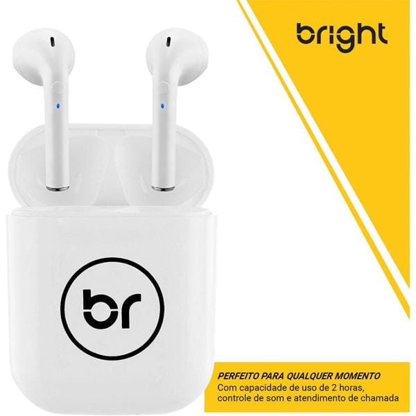 Fone de ouvido bluetooth Beatsound branco FN561 Bright CX 1 UN