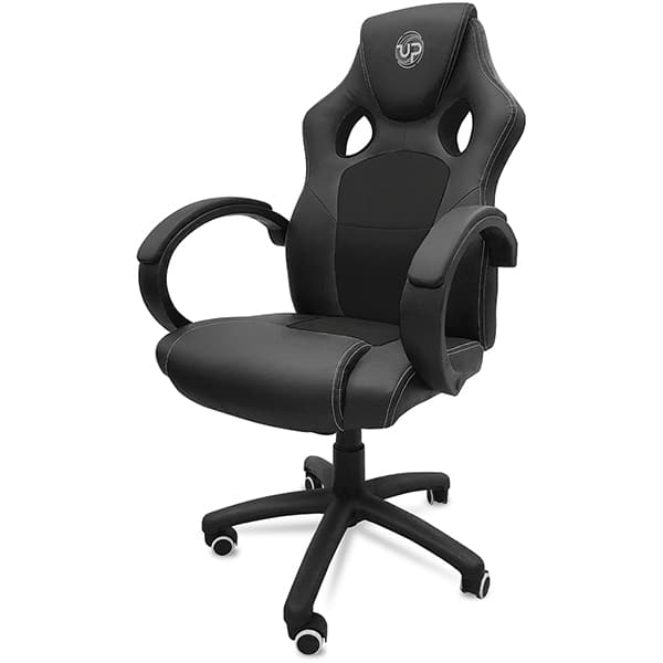 Cadeira Gamer UP X32FB com Encosto Inclinável 25° e Assento Ajustável - Preta - CX 1 UN