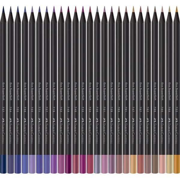 Lápis de Cor SuperSoft 100 Cores, Faber-Castell - CX 1 UN