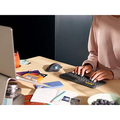 Mouse bluetooth Track. Ergo M575, 400DPI, gRAFITE, PT 910-005869, Logitech - CX 1 UN