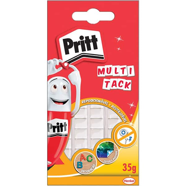 Massa adesiva p/fixação de papéis Multi Tack Pritt Henkel PT 1 UN