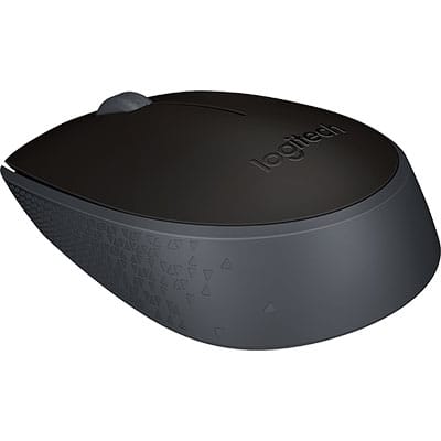 Mouse sem fio Logitech M170 com Design Ambidestro Compacto, Conexão USB e Pilha Inclusa - Preto CX 1 UN