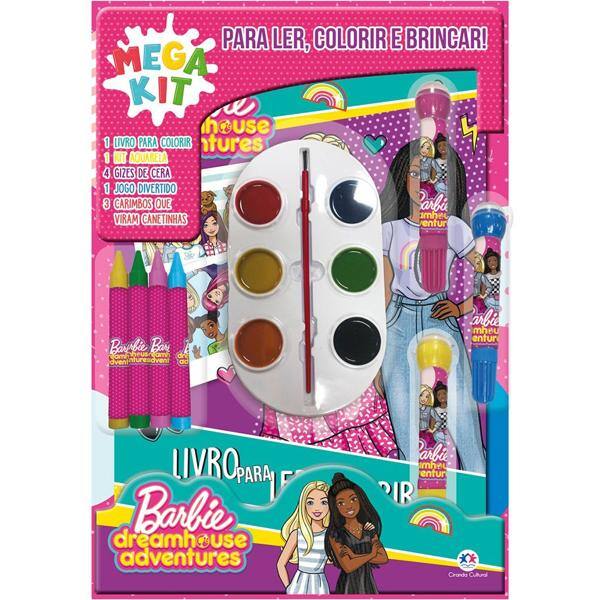 Livro para colorir infantil Barbie Mattel Ciranda Cultural - PT 1 UN