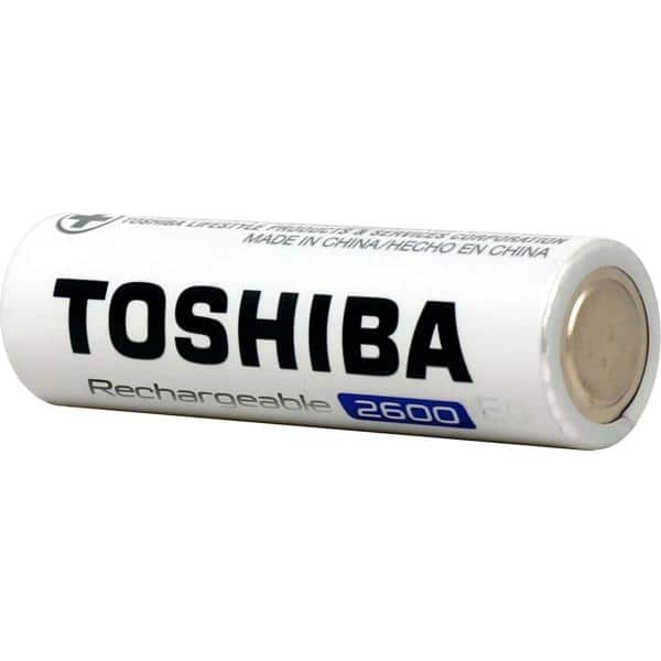 Pilha recarregável AA 2600mAh 72475 Toshiba BT 4 UN