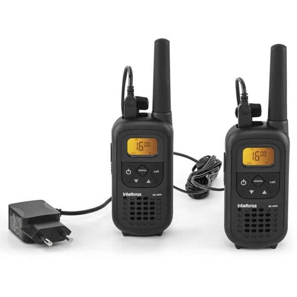 Kit com 2 Rádios Comunicadores com alcance de 20Km, RC4002, Intelbras - CX 1 KT